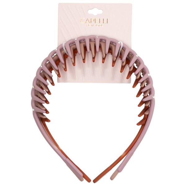 Womens Capelli New York 3pk Rhinestone Comb Headband alternate view
