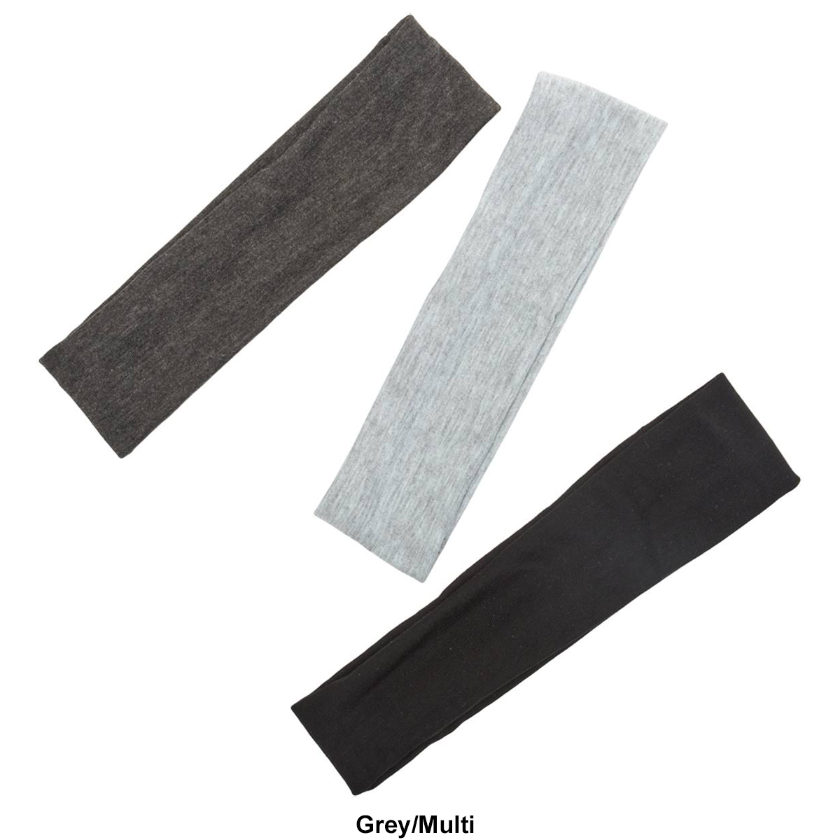 Womens Capelli New York 3pk. Solid Jersey Headwraps