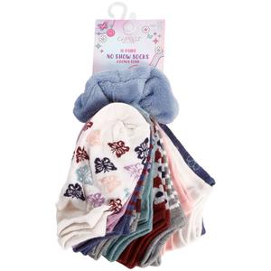 Girls Capelli(R) New York 10pk. Icons No Show Socks