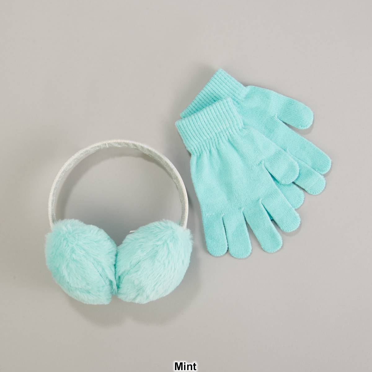 Girls Capelli New York 2pc. Faux Fur Earmuffs & Gloves Set