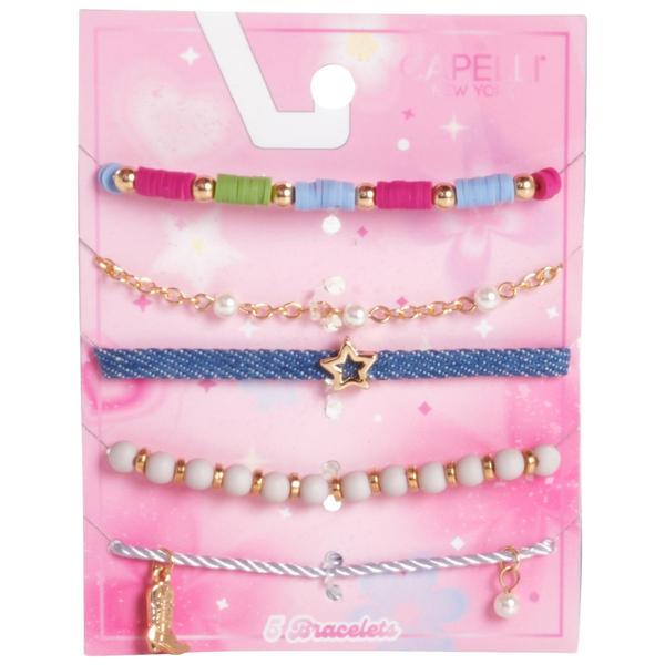 Girls Capelli(R) New York 5pc. Western Charm Bracelet