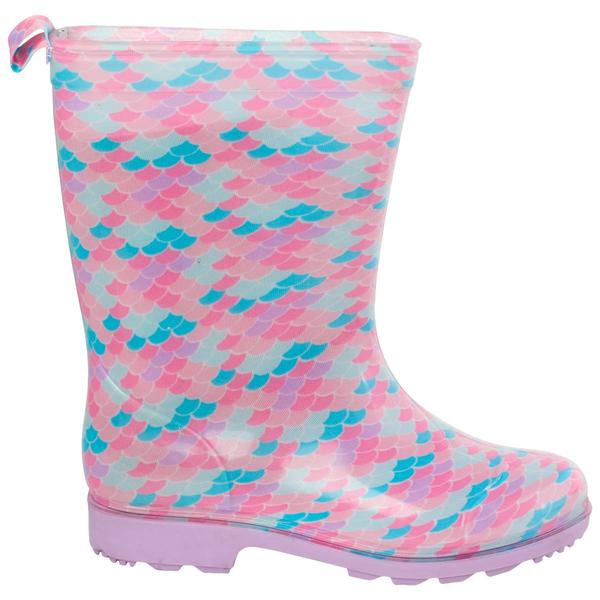 Girls Capelli(R) New York Mermaid Scale Jelly Rain Boots alternate view