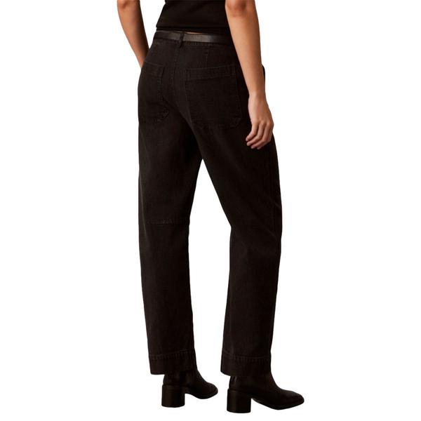 Womens Calvin Klein Mid Rise Straight Leg Jeans alternate view
