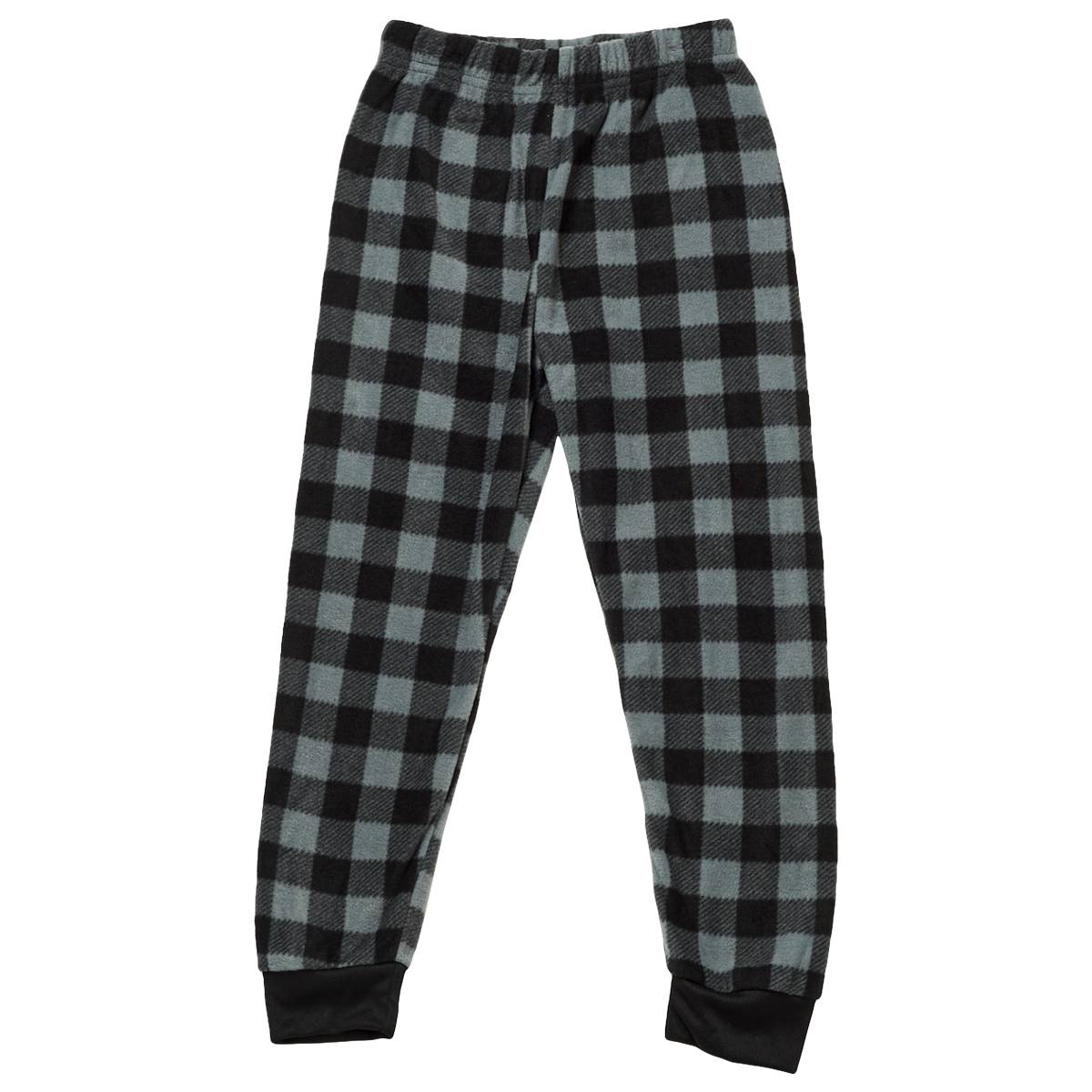 Boys (4-7) Tuff Guys Buffalo Check Pajama Pants - Grey