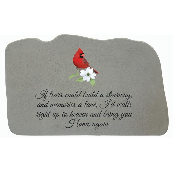 Kay Berry If Tears with Red Cardinal Memory Stone