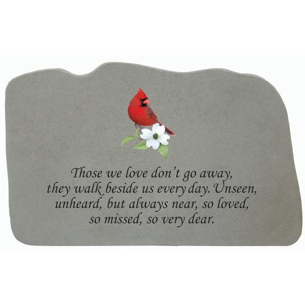 Kay Berry Those We Love with Cardinal Memory Stone