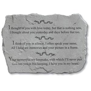 I Thought of You Memorial Stone