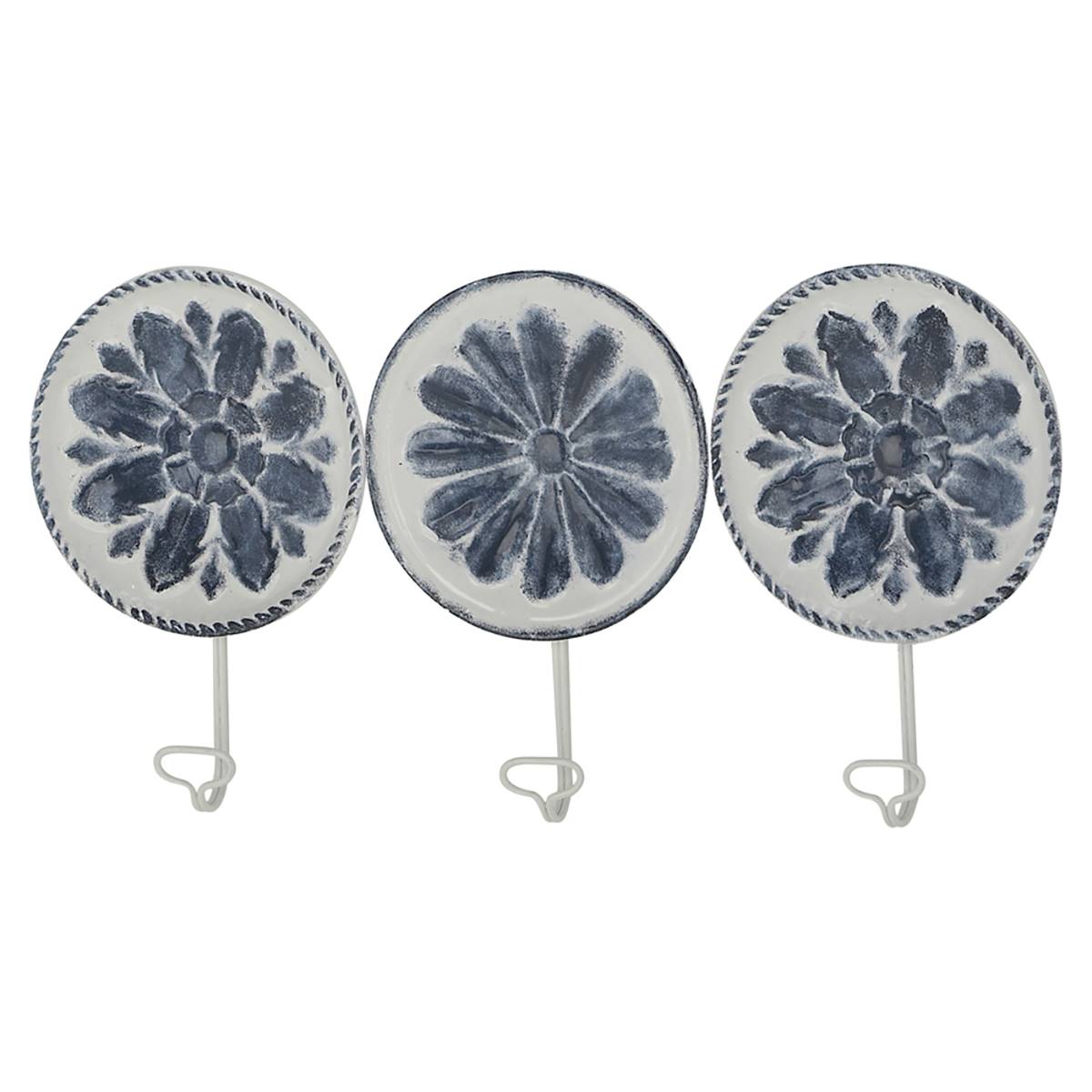 9th & Pike(R) Round Plate Trio with Wall Hooks