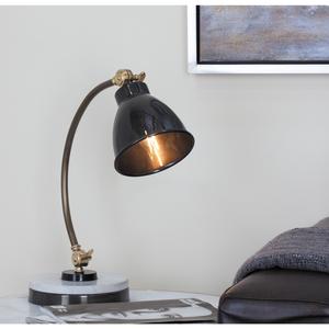 9th & Pike(R) Black Metal Traditional Desk Lamp alternate view
