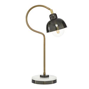 9th & Pike(R) Black Metal Industrial Desk Lamp