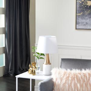 9th & Pike(R) White Metal Traditional Table Lamp alternate view
