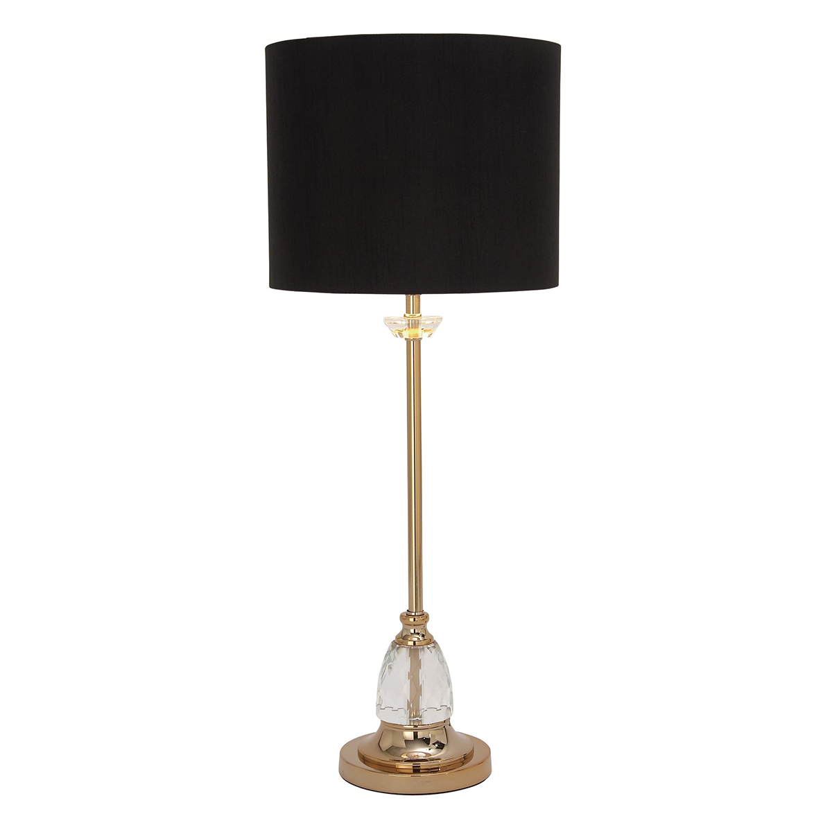 9th & Pike(R) Gold Metal Glam Table Lamp