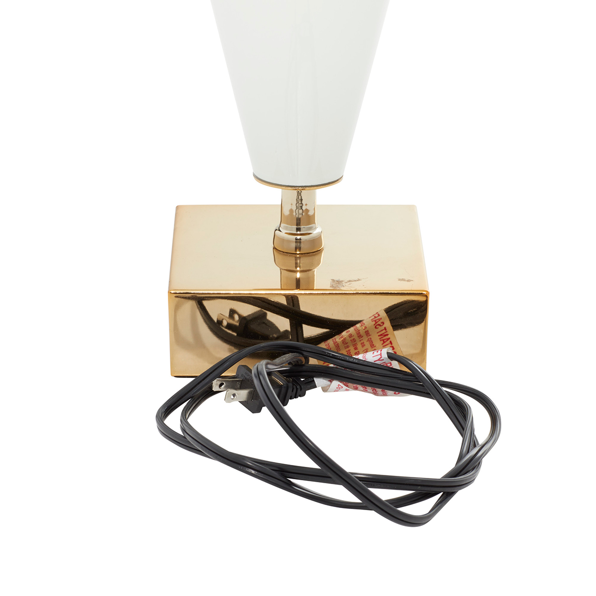 9th & Pike(R) Gold Glass Transitional Table Lamp