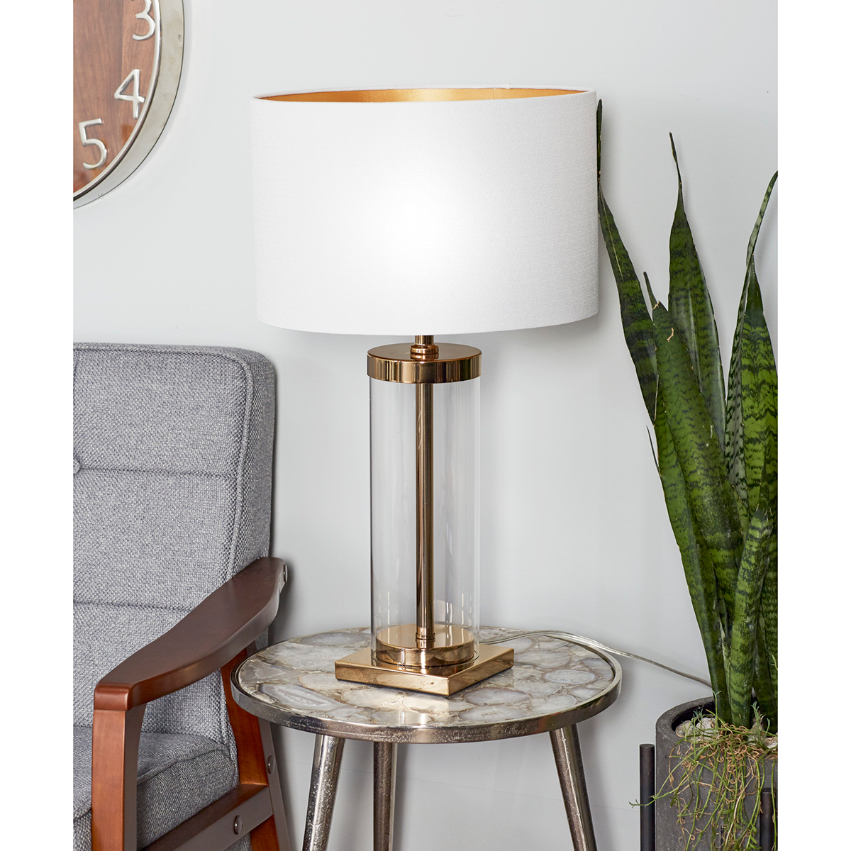 9th & Pike(R)  Cosmo Living Gold Transitional Table Lamp