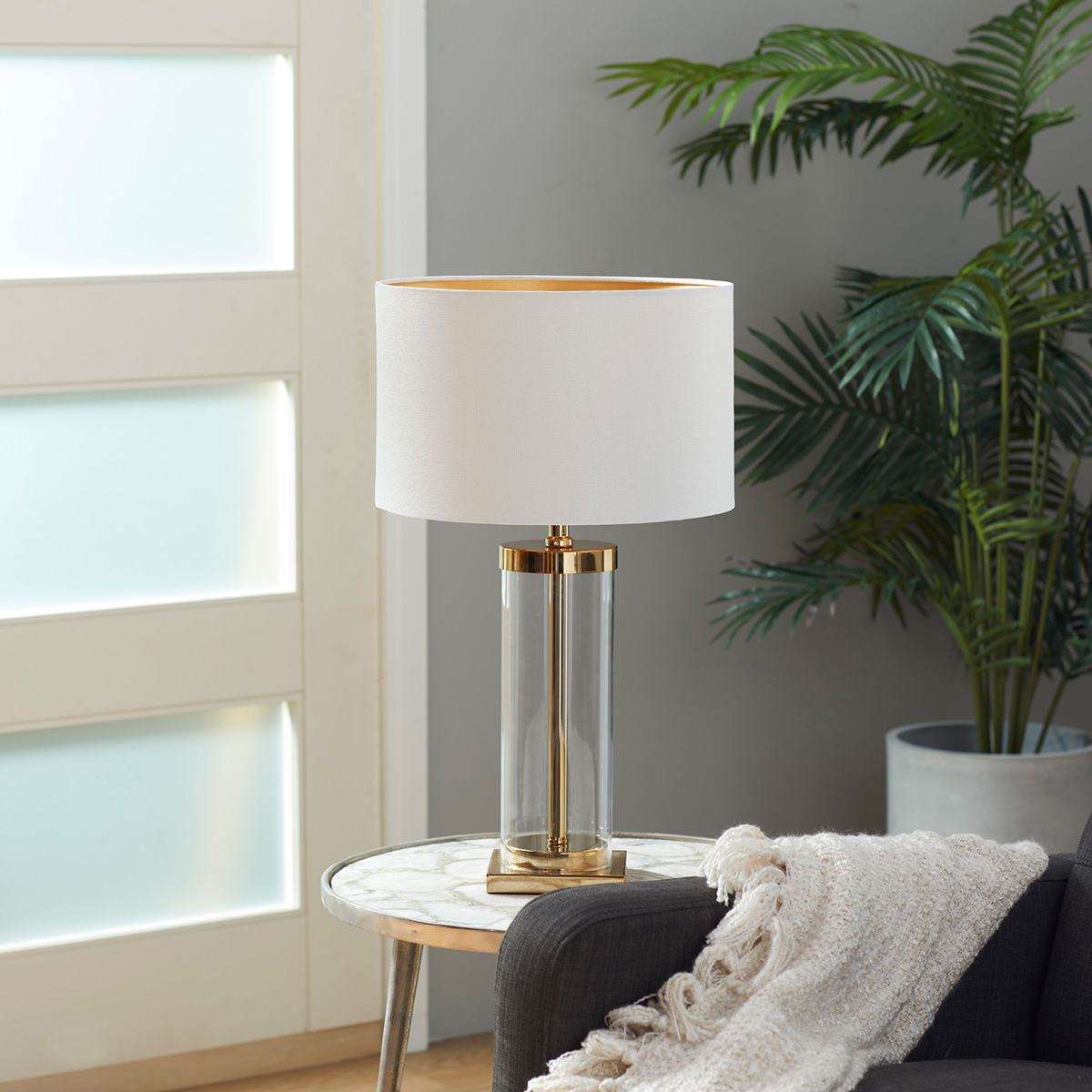 9th & Pike(R)  Cosmo Living Gold Transitional Table Lamp