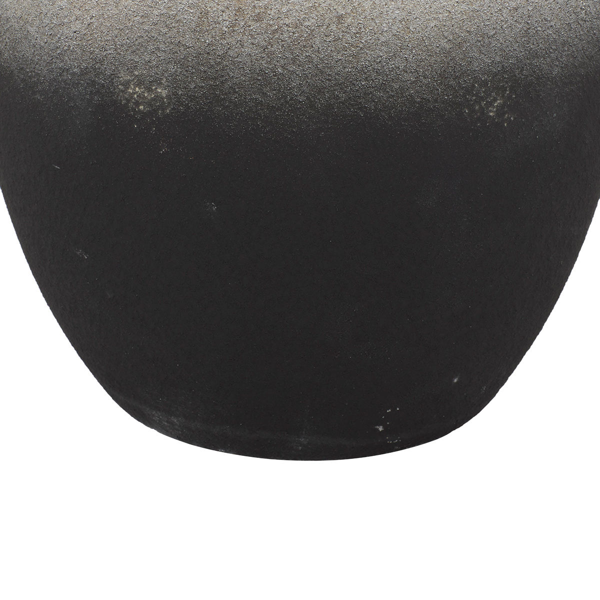 9th & Pike(R) Black Round Ceramic Transitional Table Lamp