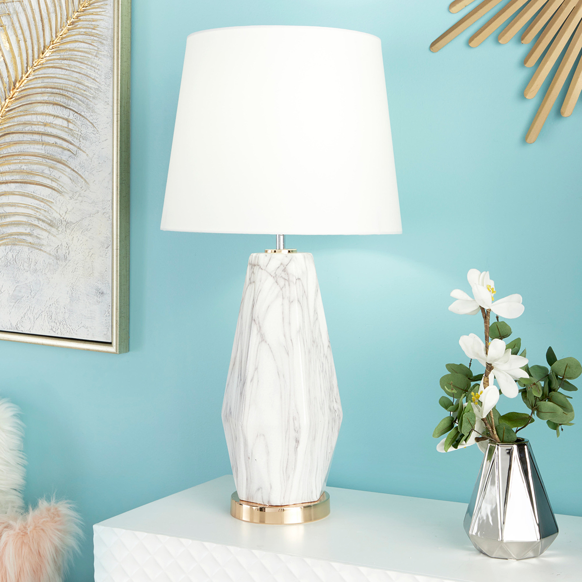 9th & Pike(R) Cosmo Living Gold Glam Table Lamp