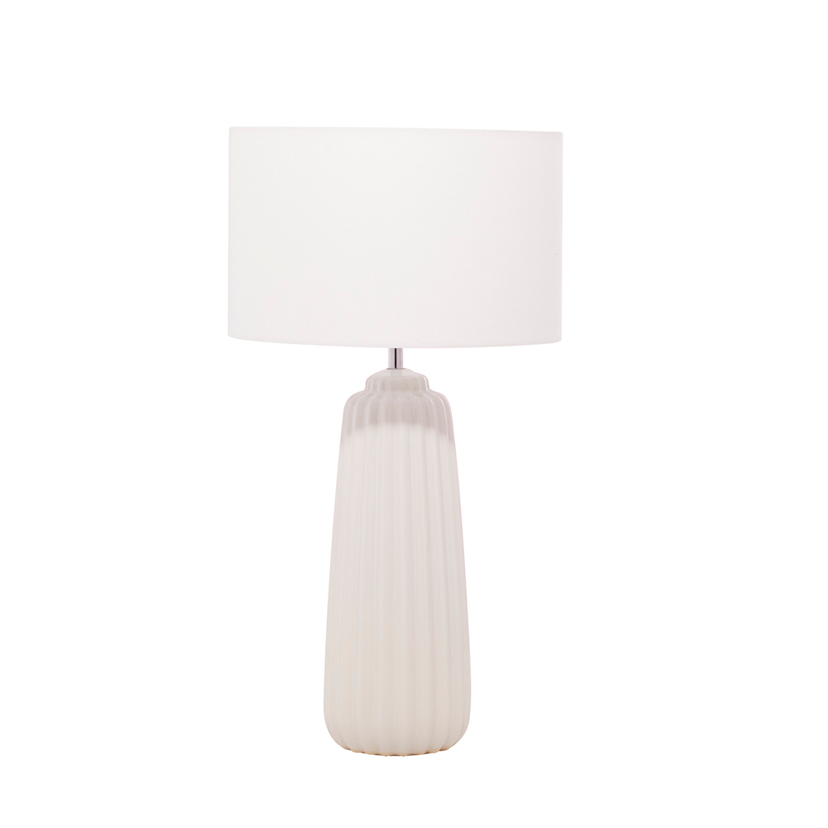 9th & Pike(R) White Stone Traditional Table Lamp