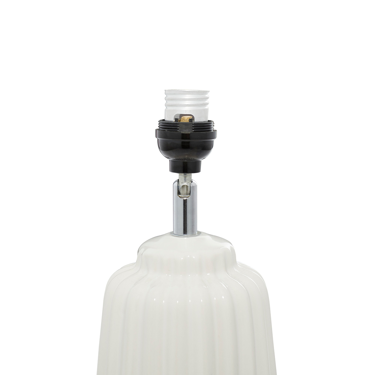 9th & Pike(R) White Stone Traditional Table Lamp