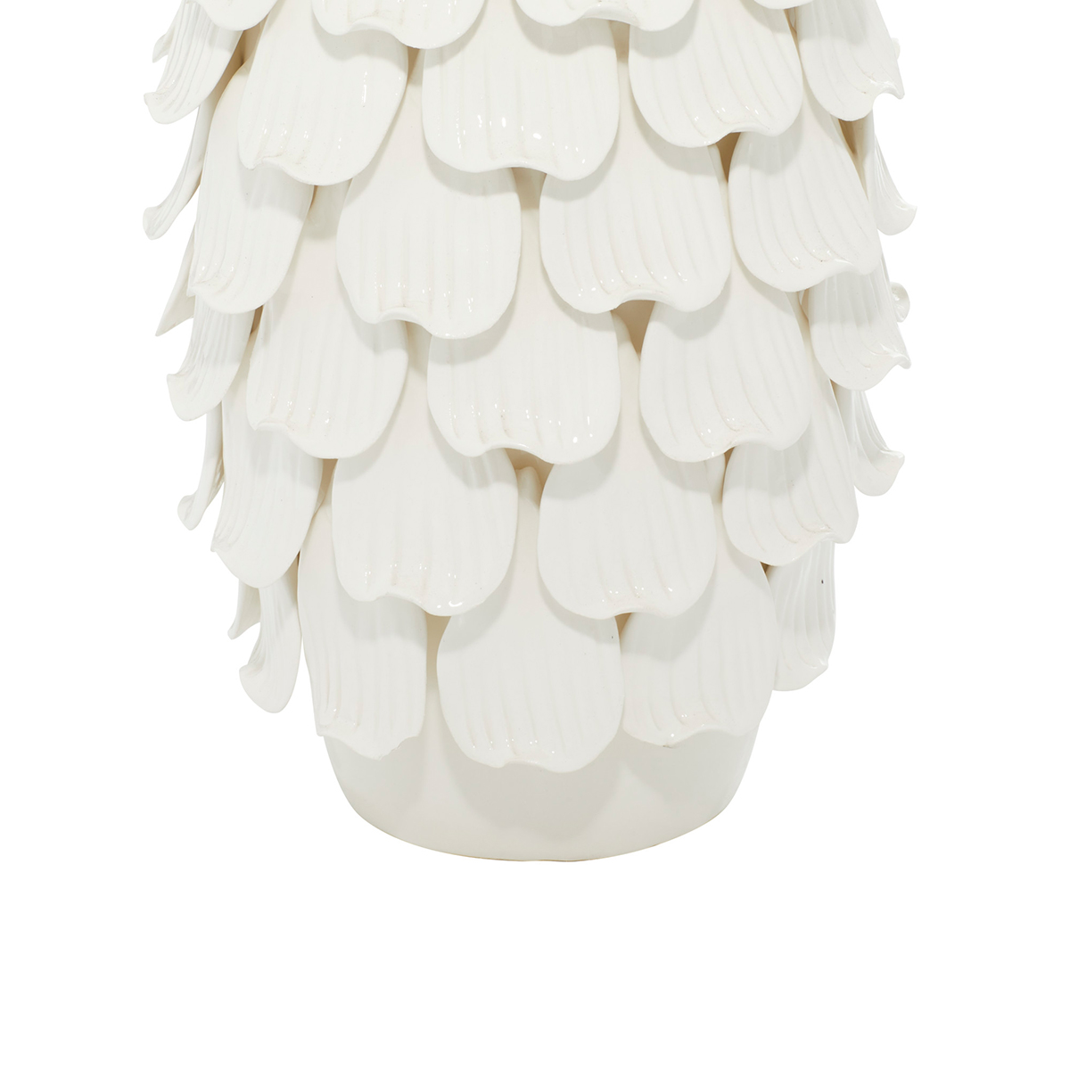 9th & Pike(R) White Ceramic French Country Table Lamp