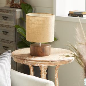 9th & Pike(R) Brown Wood Rustic Table Lamp alternate view