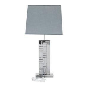 9th & Pike(R) Silver Glass Mirror Glam Table Lamp alternate view