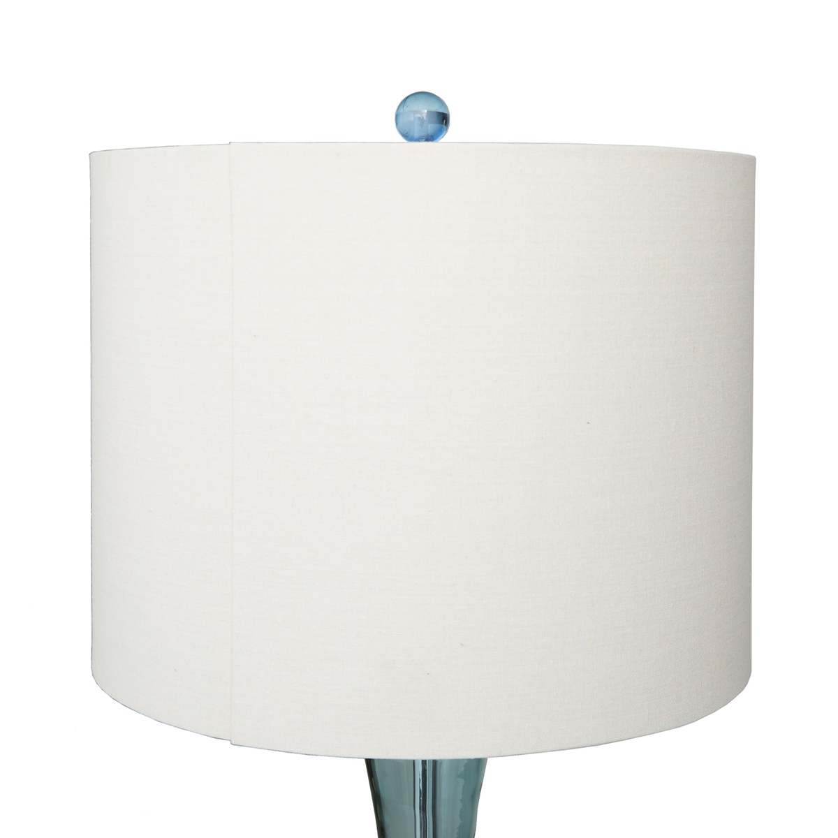 9th & Pike(R) Light Blue Glass Table Lamps - Set Of 2