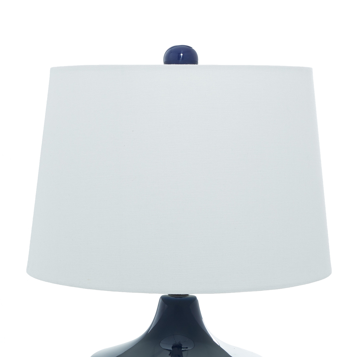 9th & Pike(R) Contemporary Blue Porcelain Table Lamps - Set Of 2