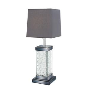 9th & Pike(R) Grey Glass Glam Table Lamp