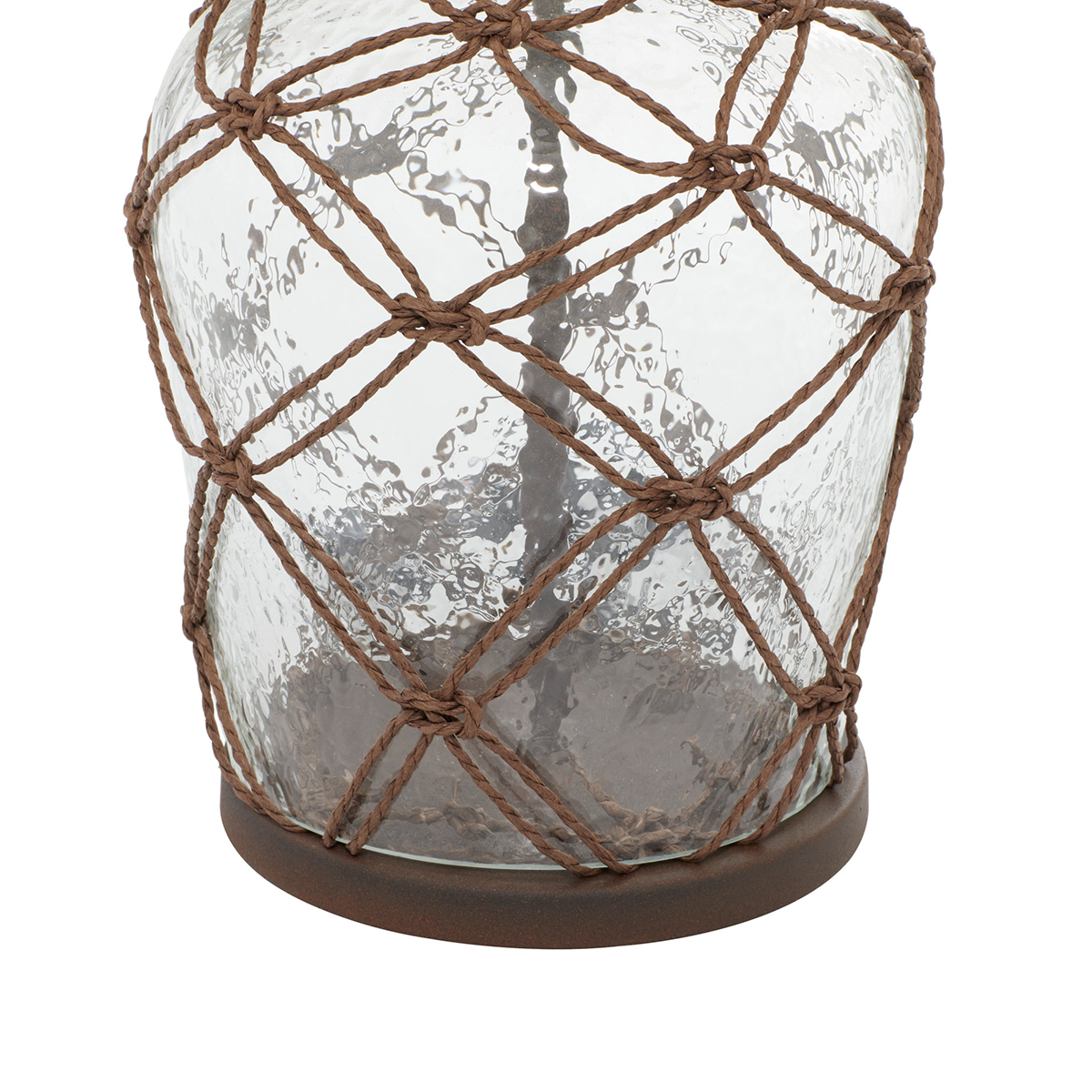 9th & Pike(R) Brown Glass Coastal Table Lamp