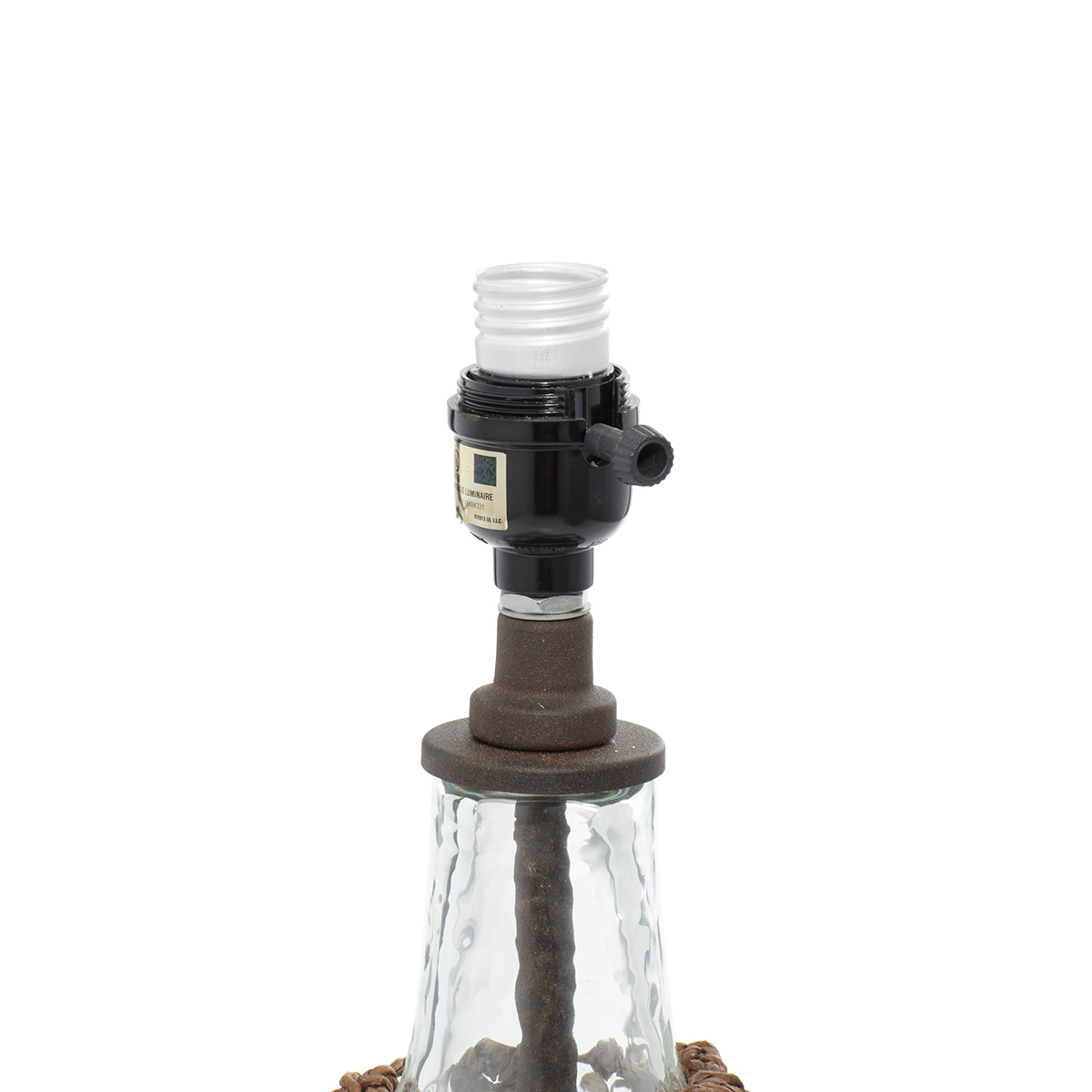 9th & Pike(R) Brown Glass Coastal Table Lamp