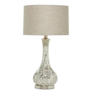 9th & Pike(R) Silver Marbled Glam Table Lamp