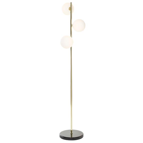 9th & Pike(R) Black Metal Modern Floor Lamp