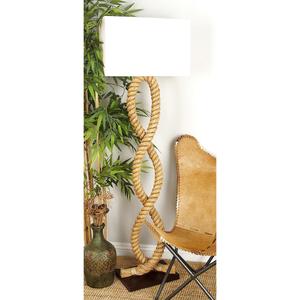 9th & Pike(R) Brown Coastal Rustic Floor Lamp alternate view