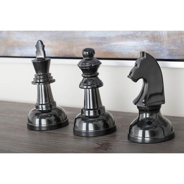 9th & Pike(R) 3pc. Chess Piece Table Display alternate view