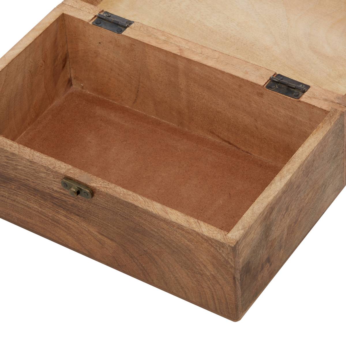 9th & Pike(R) Rectangular Wooden Storage Boxes - Set Of 3