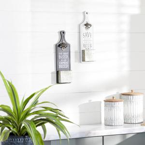 9th & Pike(R) Kitchen Bottle Opener Wall Decor - Set of 2 alternate view