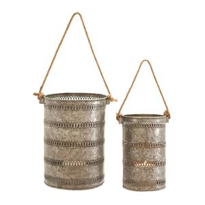 9th & Pike(R) Galvanized Bucket Lanterns