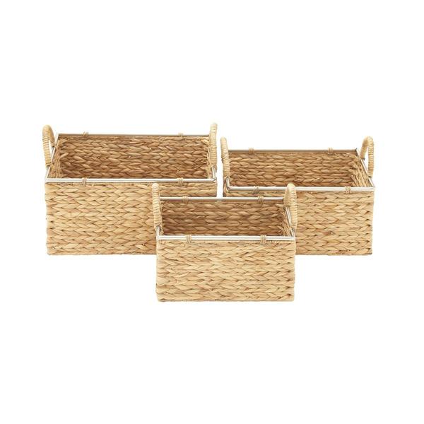 9th & Pike(R) Medium Natural Seagrass Basket - Set Of 3