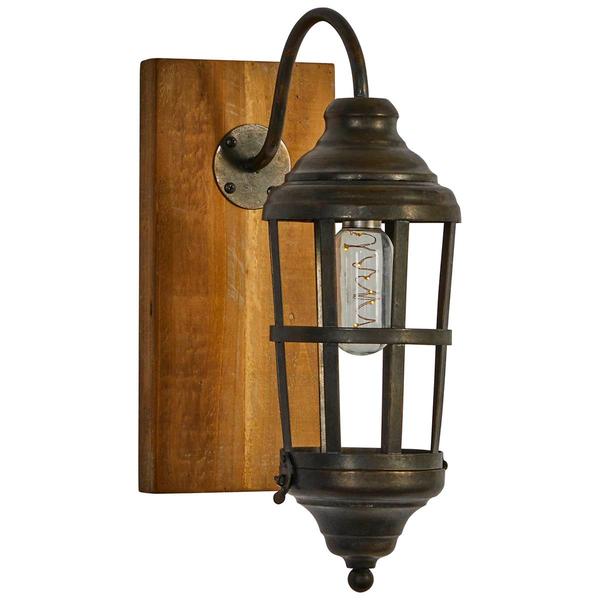 9th & Pike(R) Iron Industrial Wall Light