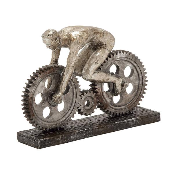 9th & Pike(R) Motorcycle Rider Sculpture