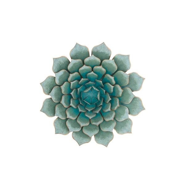 9th & Pike(R) Dimensional Metal Succulent Wall Decor