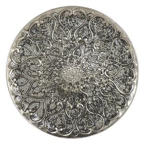 9th & Pike(R) Glam Ornamental Round Metallic Wall Decor