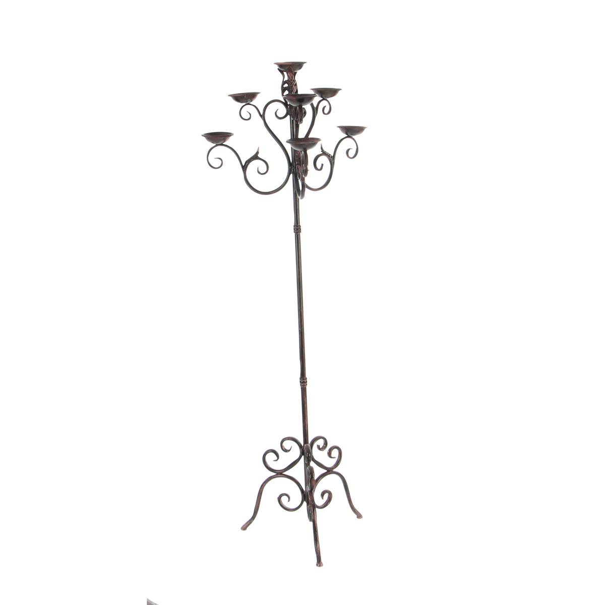 9th & Pike(R) Brown Iron Traditional Candelabra