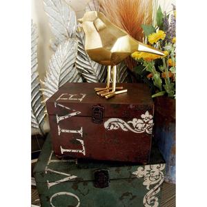 9th & Pike(R) Metal Chest Storage Trunk Boxes - Set Of 3 alternate view