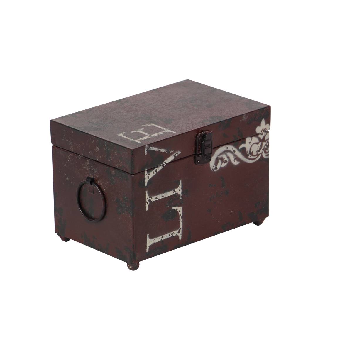 9th & Pike(R) Metal Chest Storage Trunk Boxes - Set Of 3