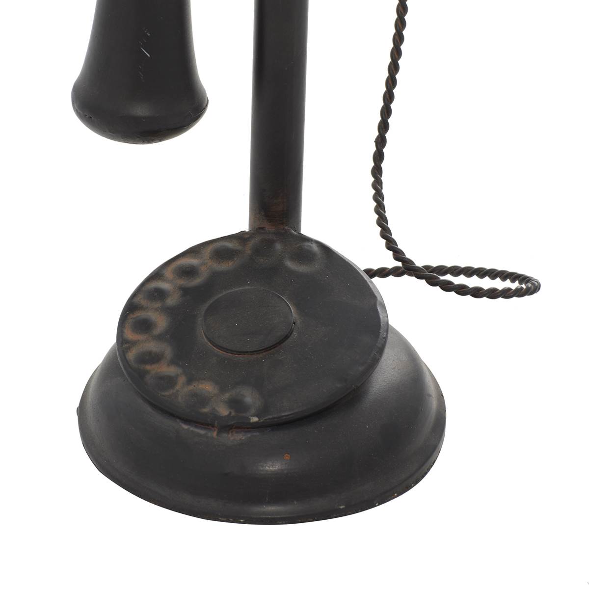 9th & Pike(R) Black Iron Vintage Antique Phone