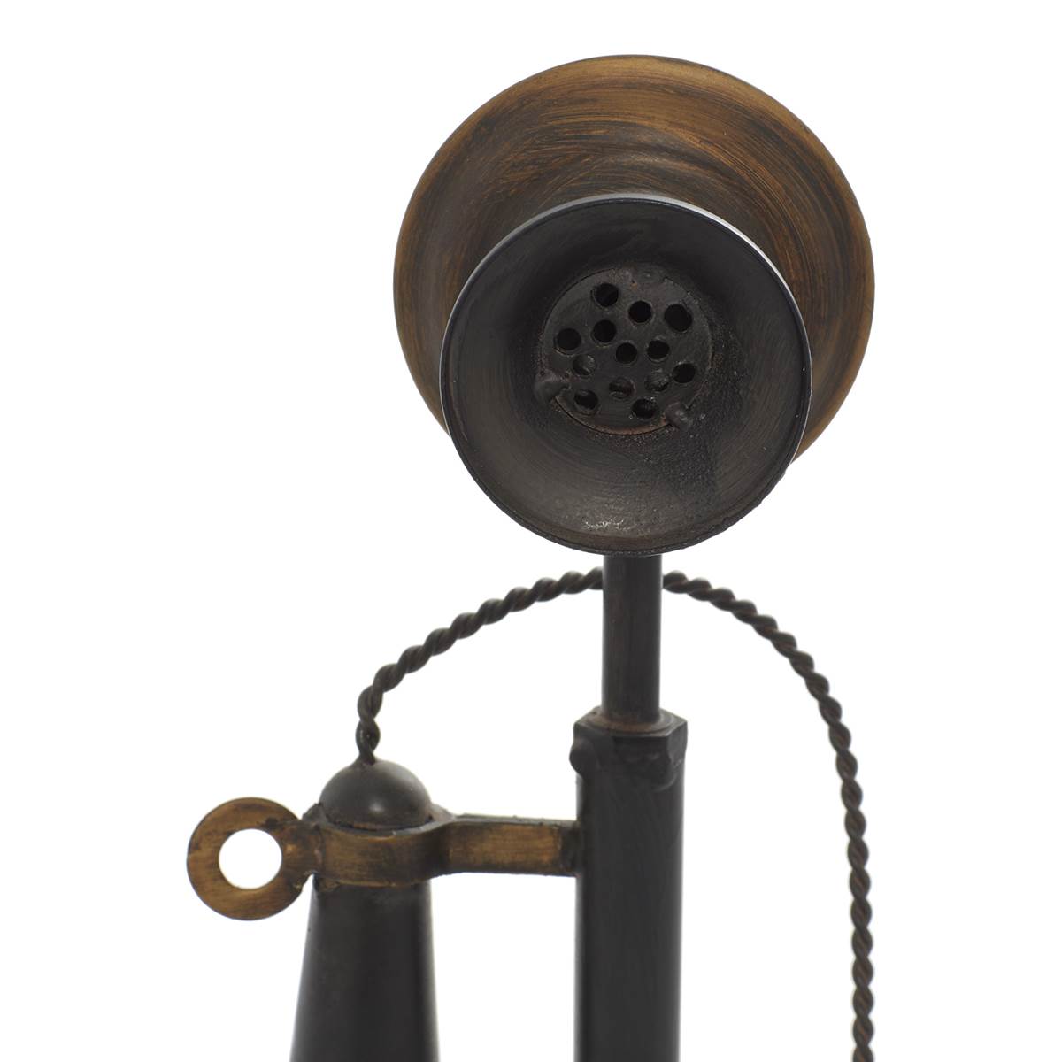 9th & Pike(R) Black Iron Vintage Antique Phone