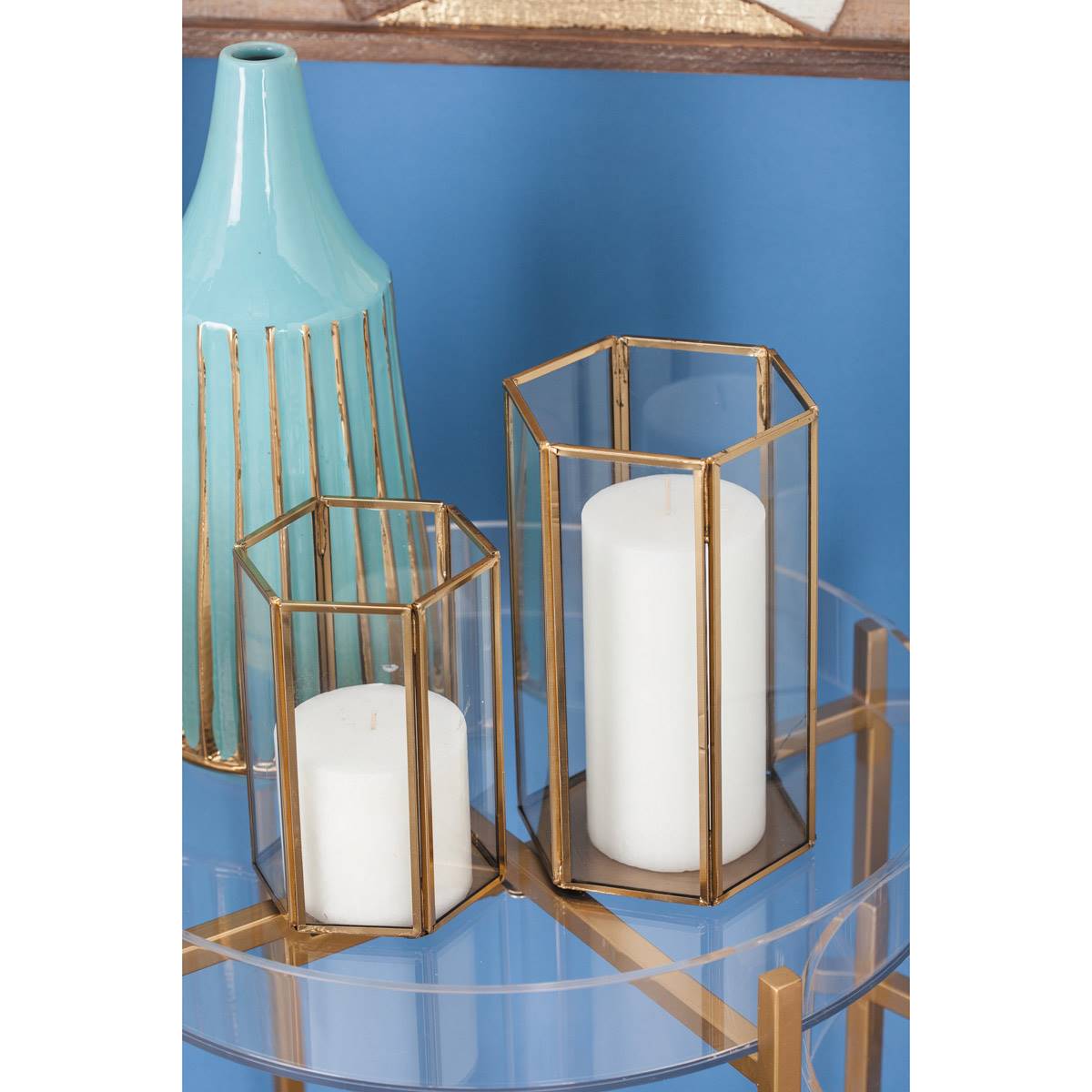 9th & Pike(R) Hurricane Candle Holders - Set Of 3