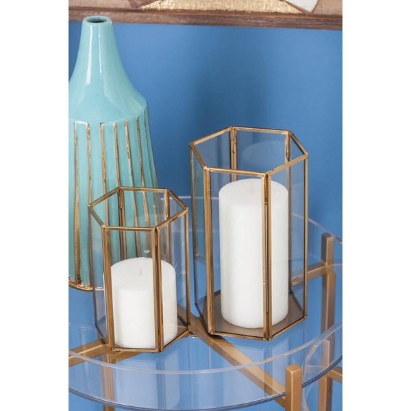 9th & Pike(R) Hurricane Candle Holders - Set of 3 alternate view